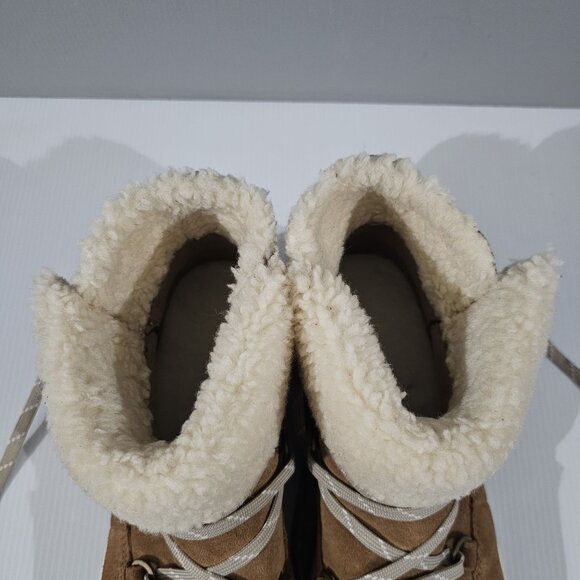 Ugg Lakesider Heritage Lace Boot Sneaker Waterproof Chesnut Brown Suede Size 10 - Picture 8 of 13